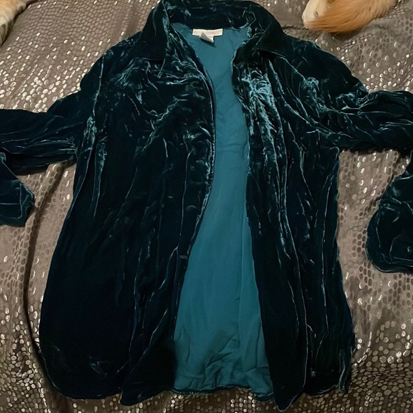 Soft surroundings velvet top - Picture 1 of 1
